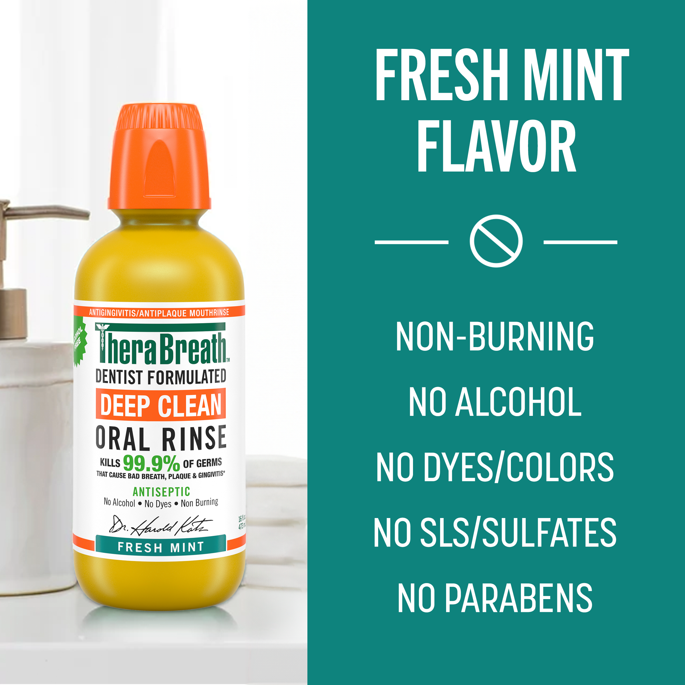 Deep Clean Oral Rinse - Fresh Mint (2KYJ)