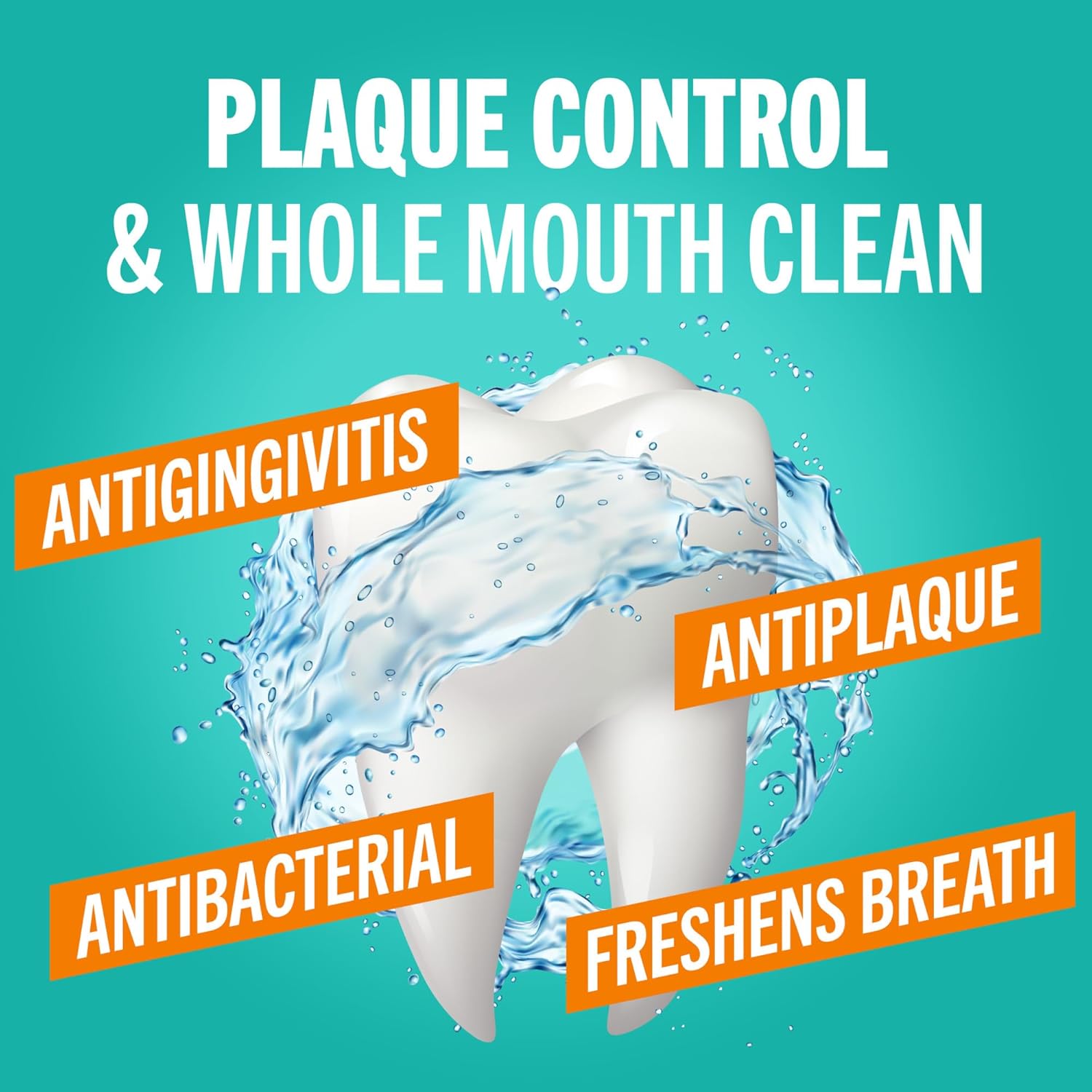 Plaque Control Pre-Brush Oral Rinse - Refreshing Mint Flavor (3I7M)