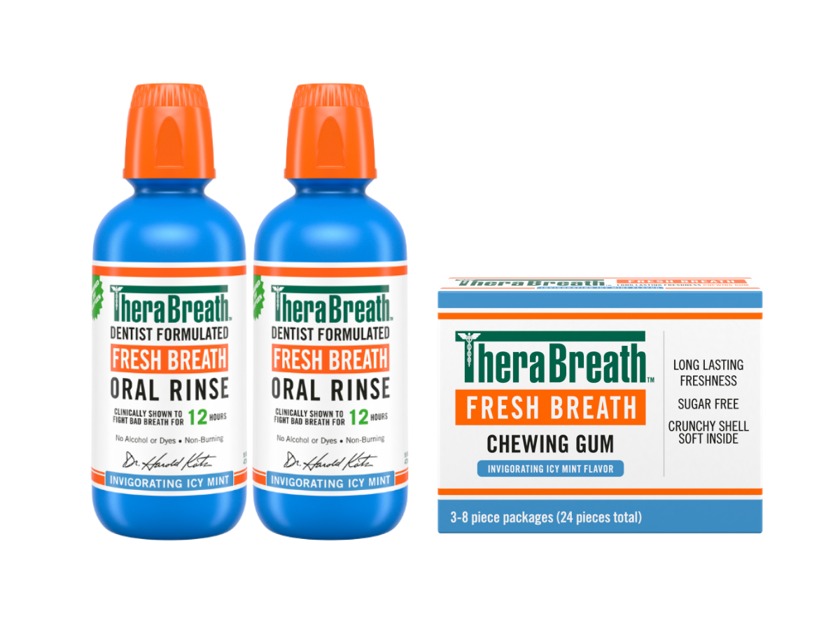 Stay Icy Bundle: 2 Mouthwash & 1 Pack Gum in Invigorating Icy Mint (IBO6)