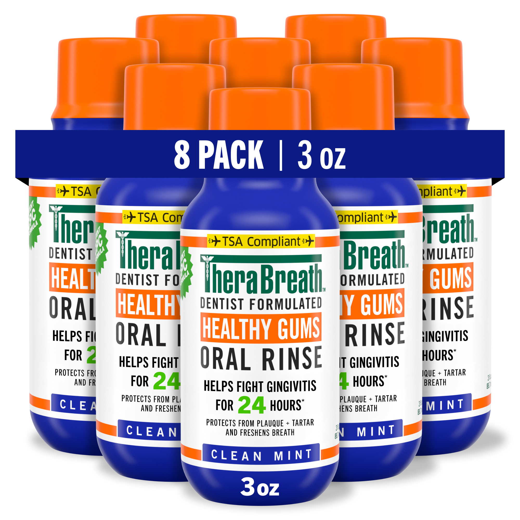 Healthy Gums Oral Rinse w/ Added CPC - Clean Mint (1LWW)