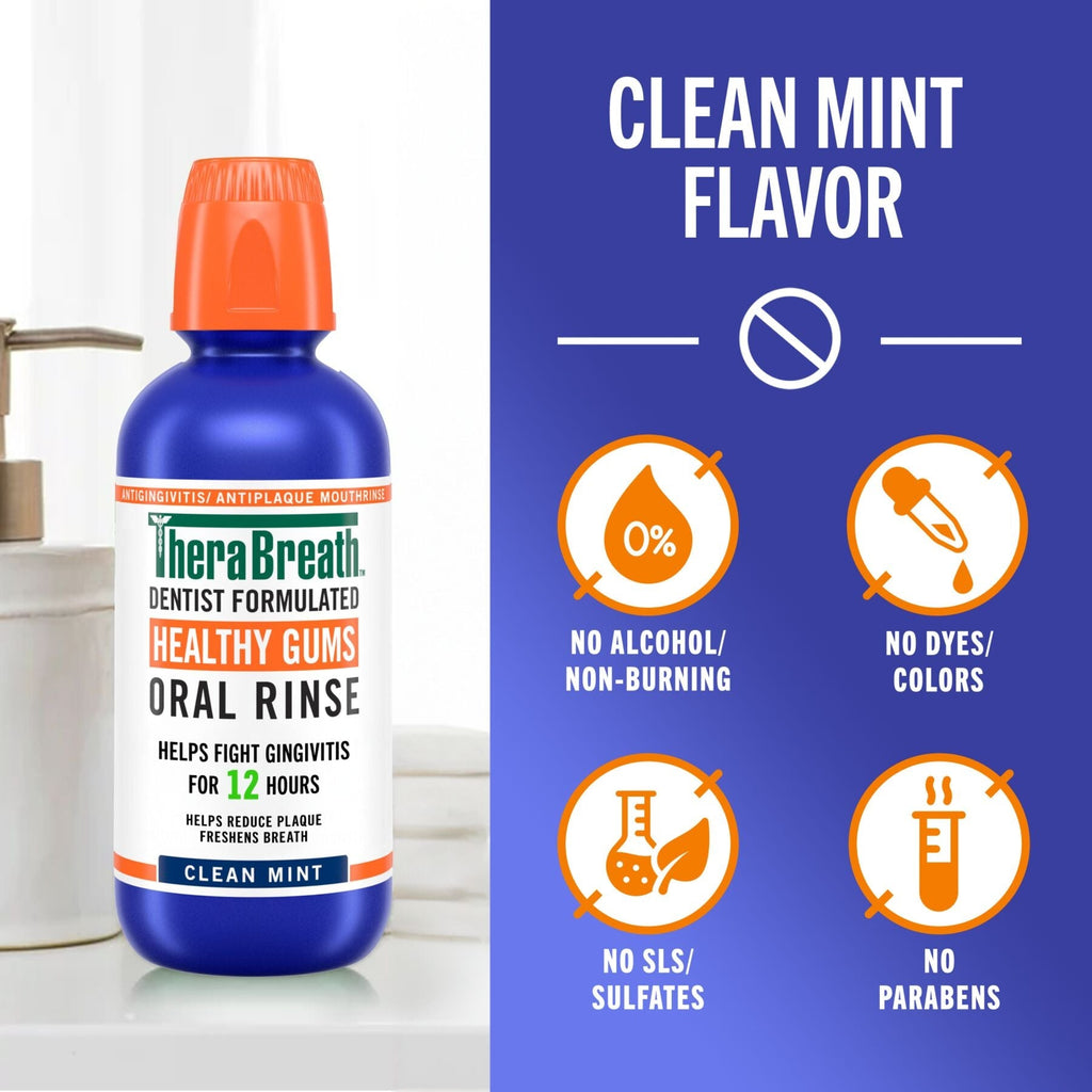 Healthy Gums Oral Rinse w/ Added CPC - Clean Mint (1LWW)