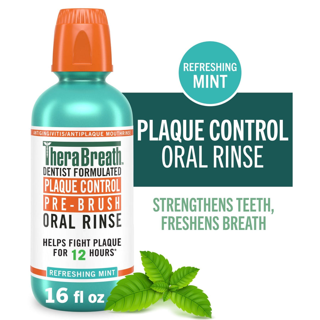 Plaque Control Pre-Brush Oral Rinse - Refreshing Mint Flavor (3I7M)