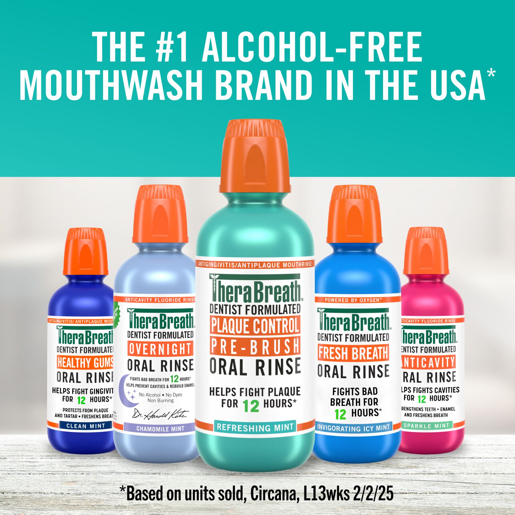 Plaque Control Pre-Brush Oral Rinse - Refreshing Mint Flavor (3I7M)