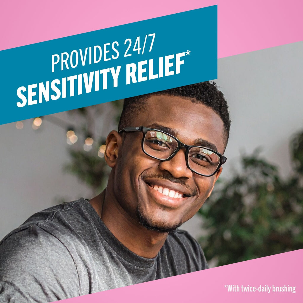 TheraBreath Sensitive Toothpaste, 24/7 Sensitivity Relief (1), With Fluoride for Anticavity Protection, Gentle Mint, 4 Oz (0ID6)