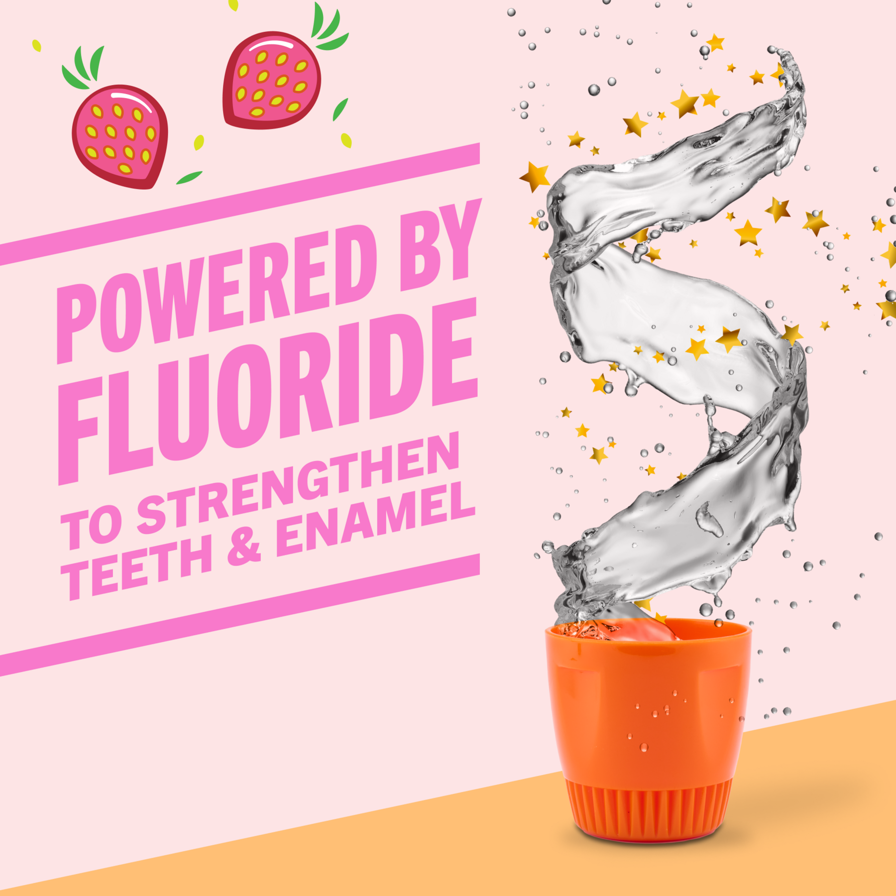 For Kids! Anticavity Oral Rinse - Strawberry Splash (EBI2)