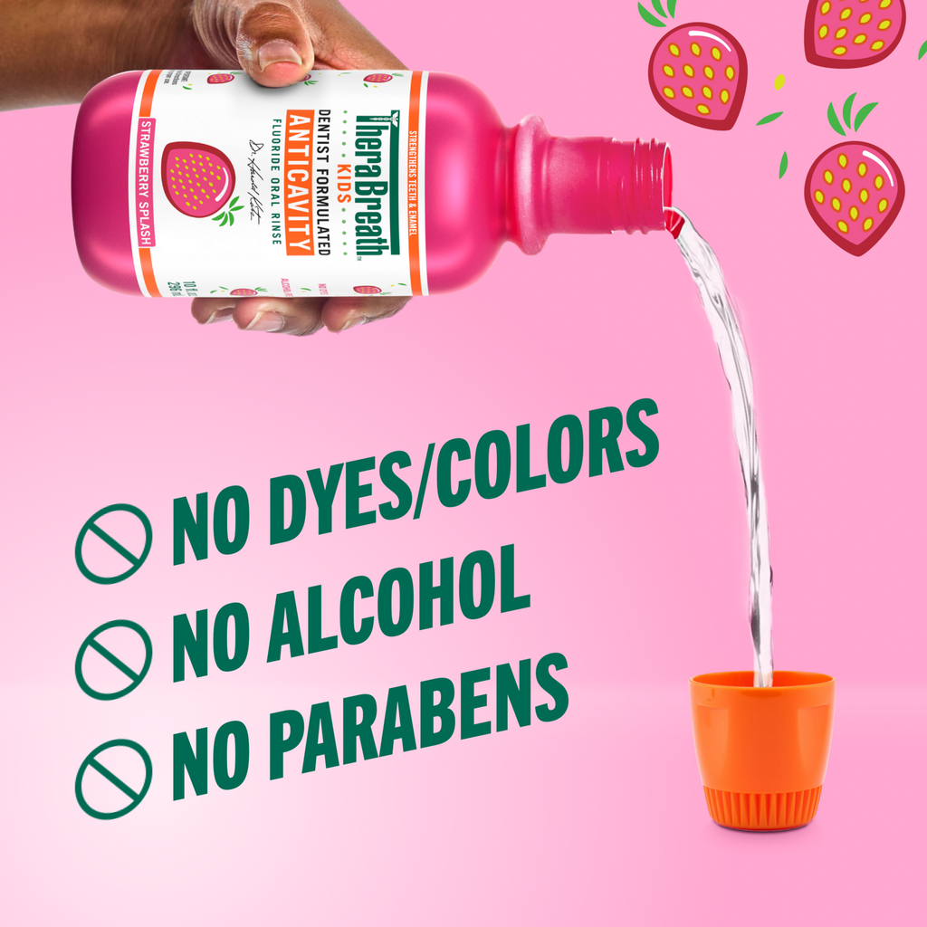 For Kids! Anticavity Oral Rinse - Strawberry Splash (EBI2)