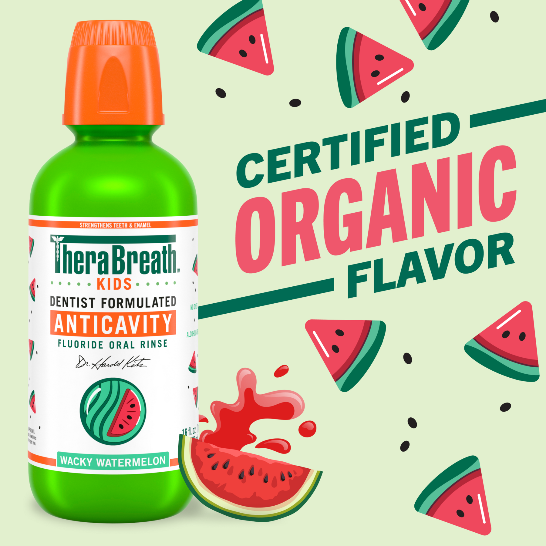 For Kids! Anticavity Oral Rinse - Wacky Watermelon (GL9O)