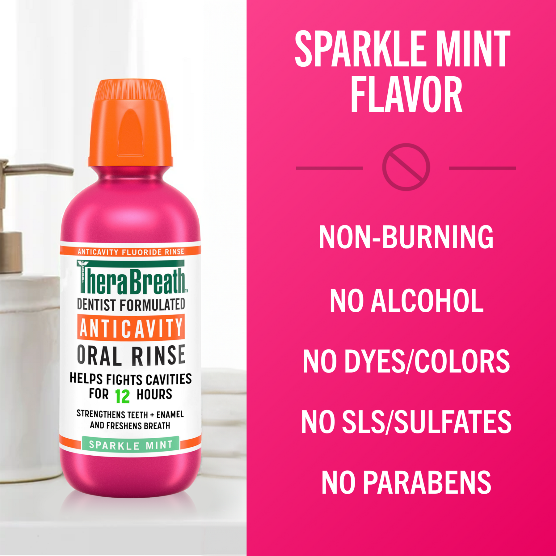 Anticavity Oral Rinse - Sparkle Mint (JR9E)