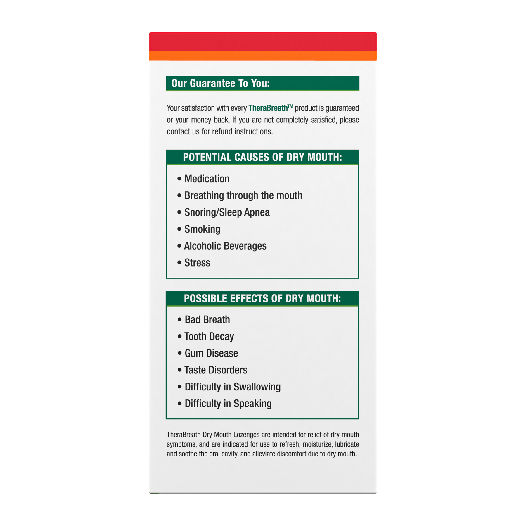 Dry Mouth Lozenges - Tart Berry (CYQ7)
