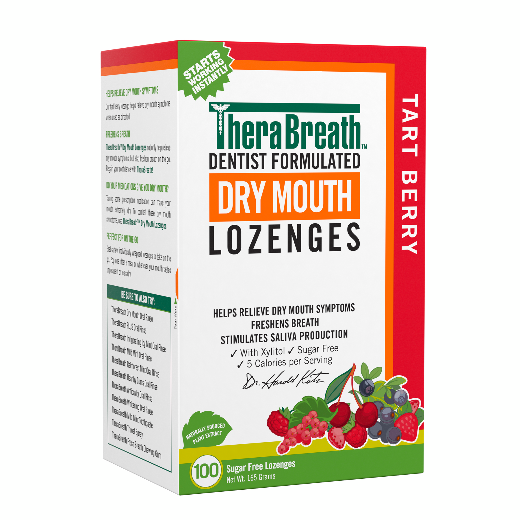 Dry Mouth Lozenges - Tart Berry (CYQ7)