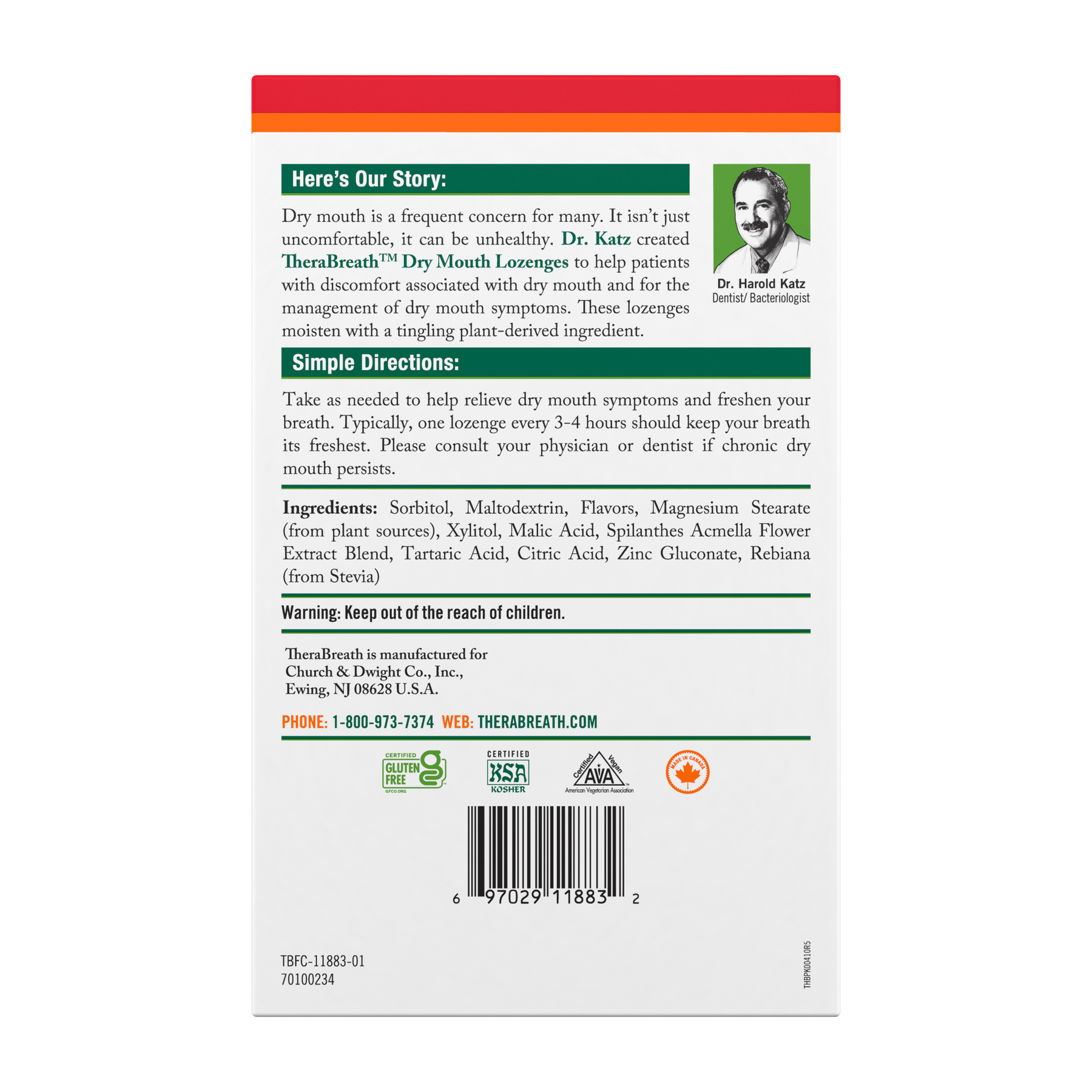 Dry Mouth Lozenges - Tart Berry (CYQ7)