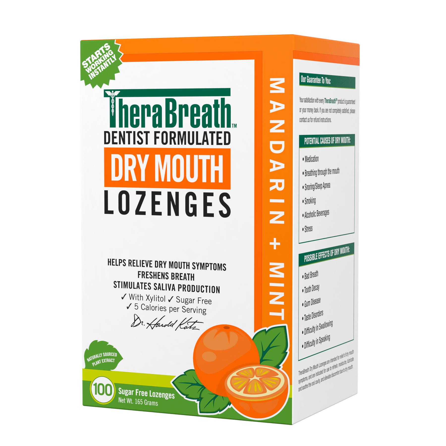 Dry Mouth Lozenges - Mandarin Mint (AX5A)