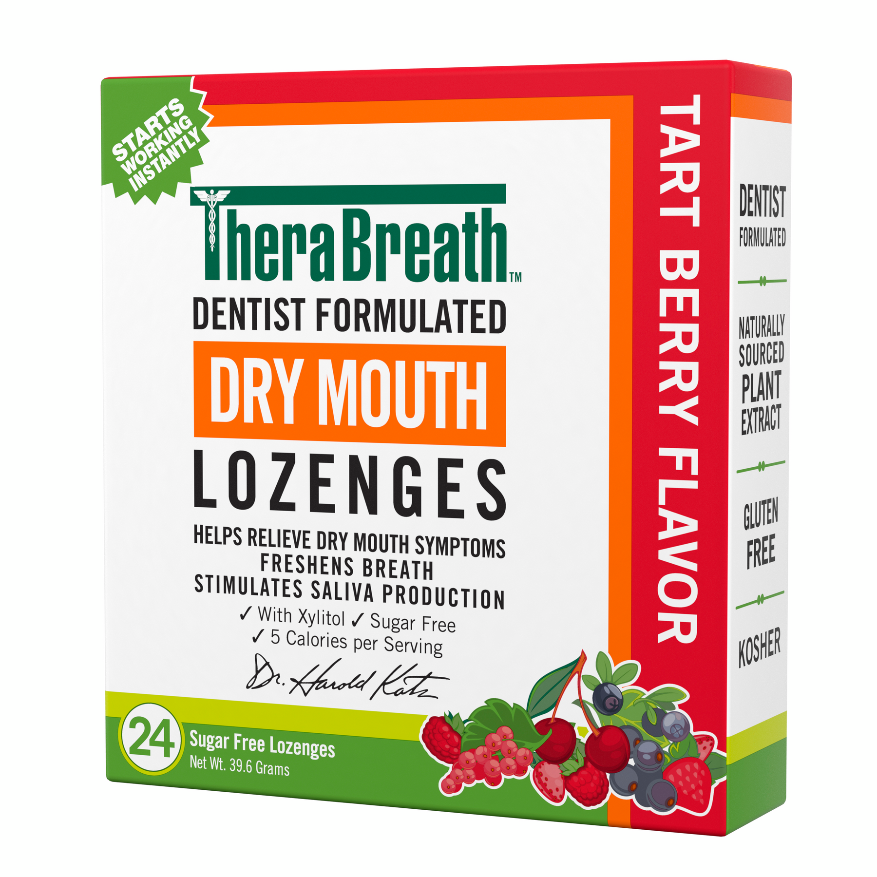 Dry Mouth Lozenges - Tart Berry (CYQ7)