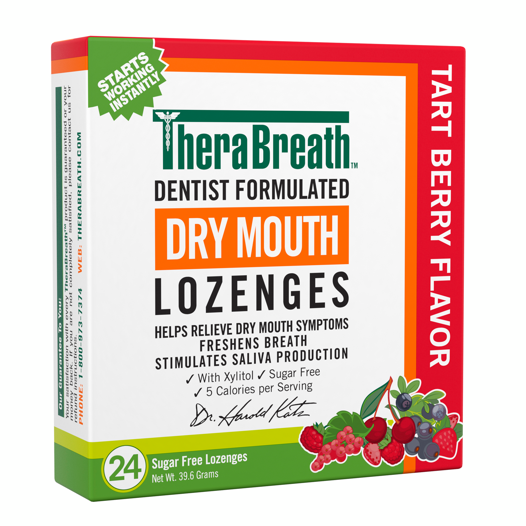 Dry Mouth Lozenges - Tart Berry (CYQ7)