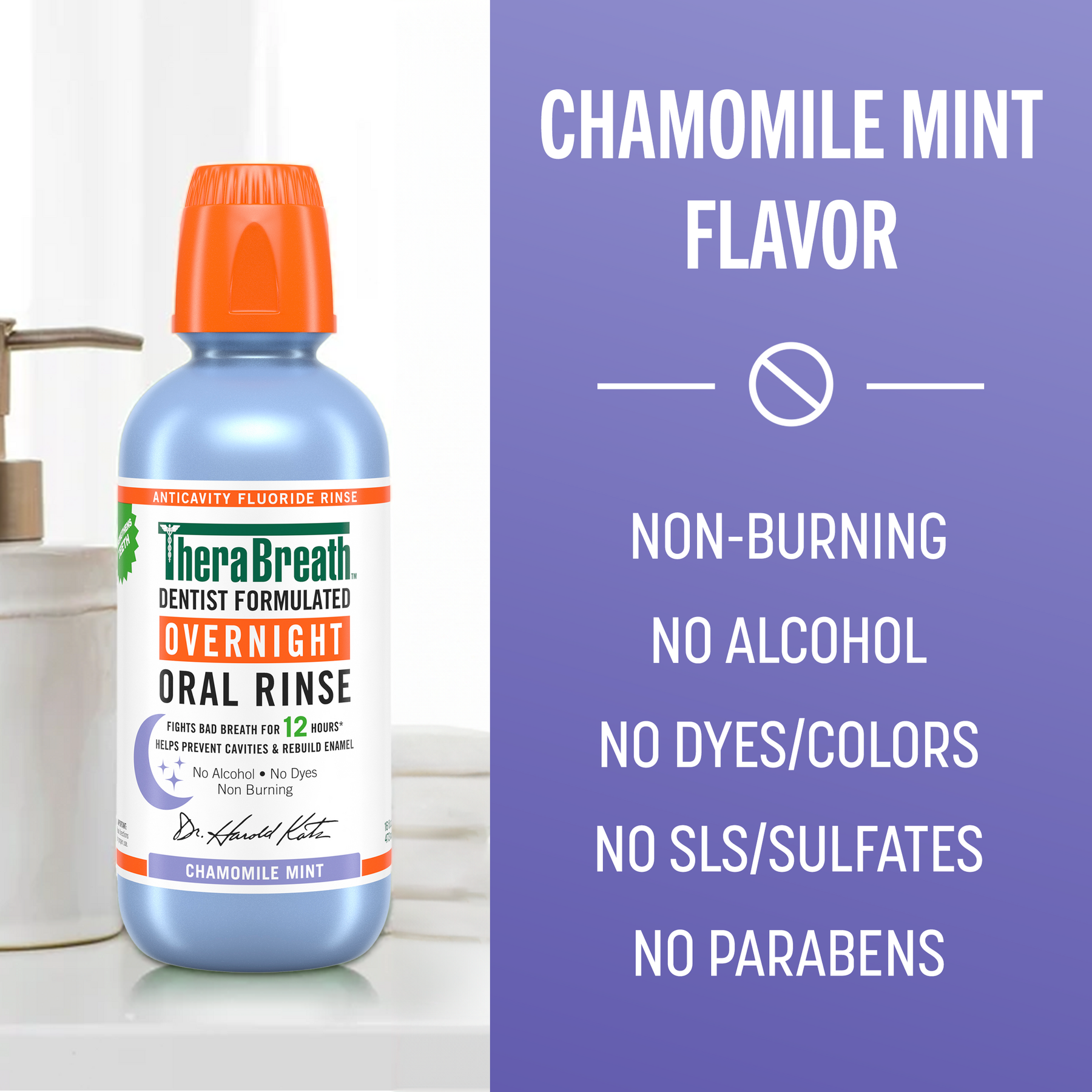 Overnight Oral Rinse - Chamomile Mint (KR4V)