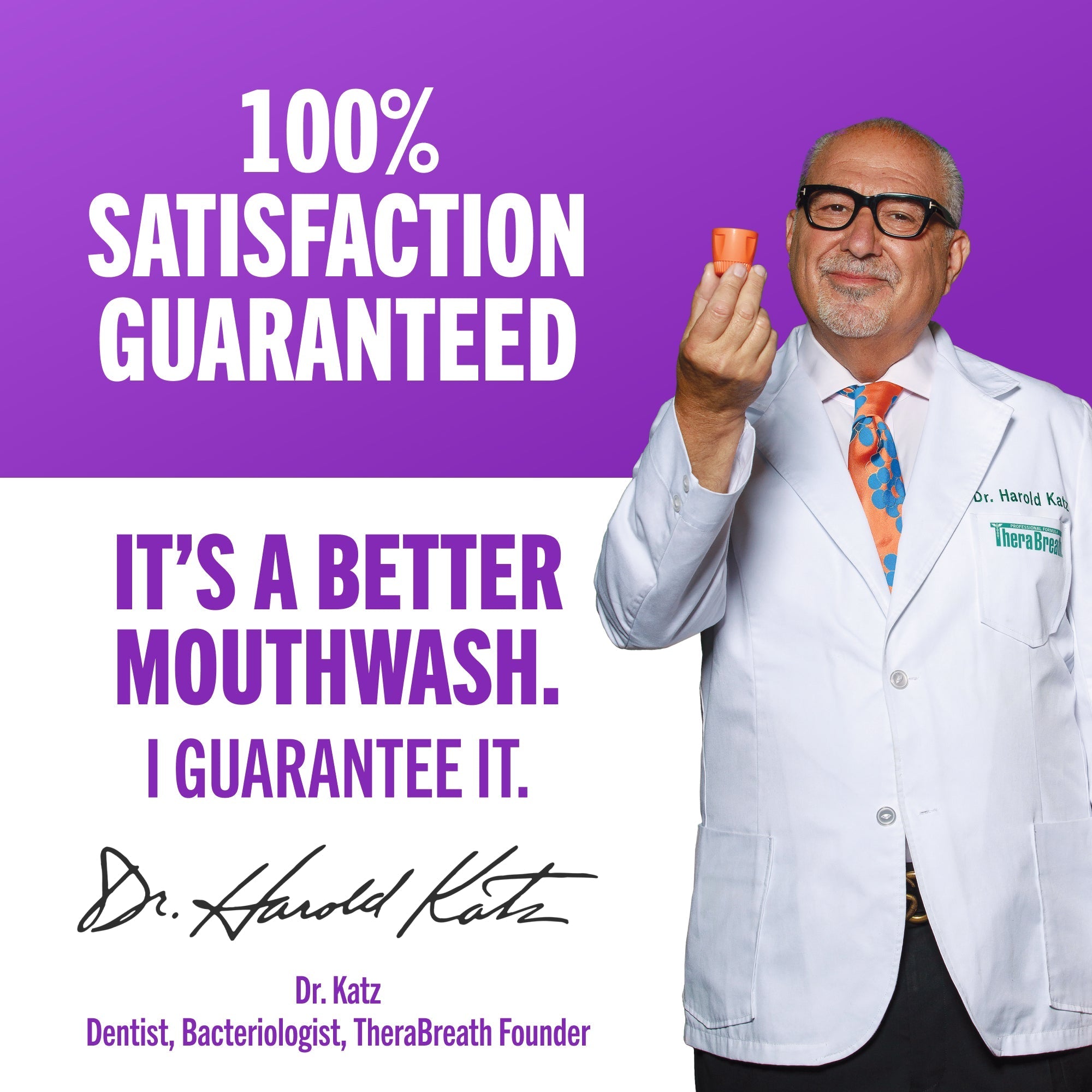 TheraBreath Complete Mouthwash, 6-in-1 Beneﬁts, Alcohol-Free, Revitalizing Mint (0JL9)