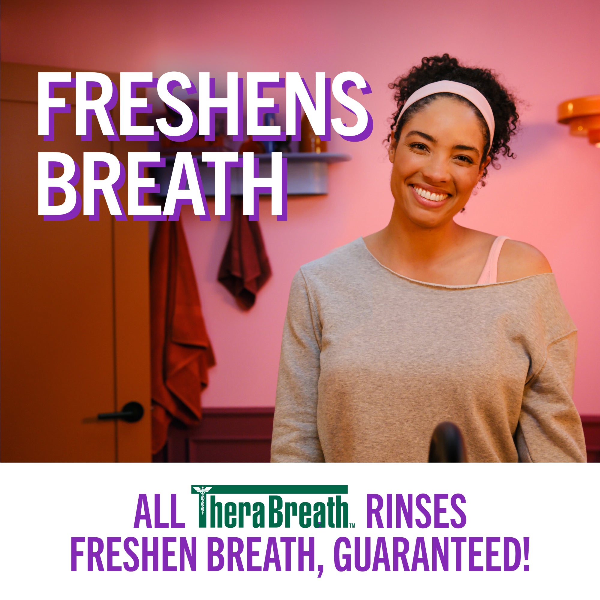 TheraBreath Complete Mouthwash, 6-in-1 Beneﬁts, Alcohol-Free, Revitalizing Mint (0JL9)