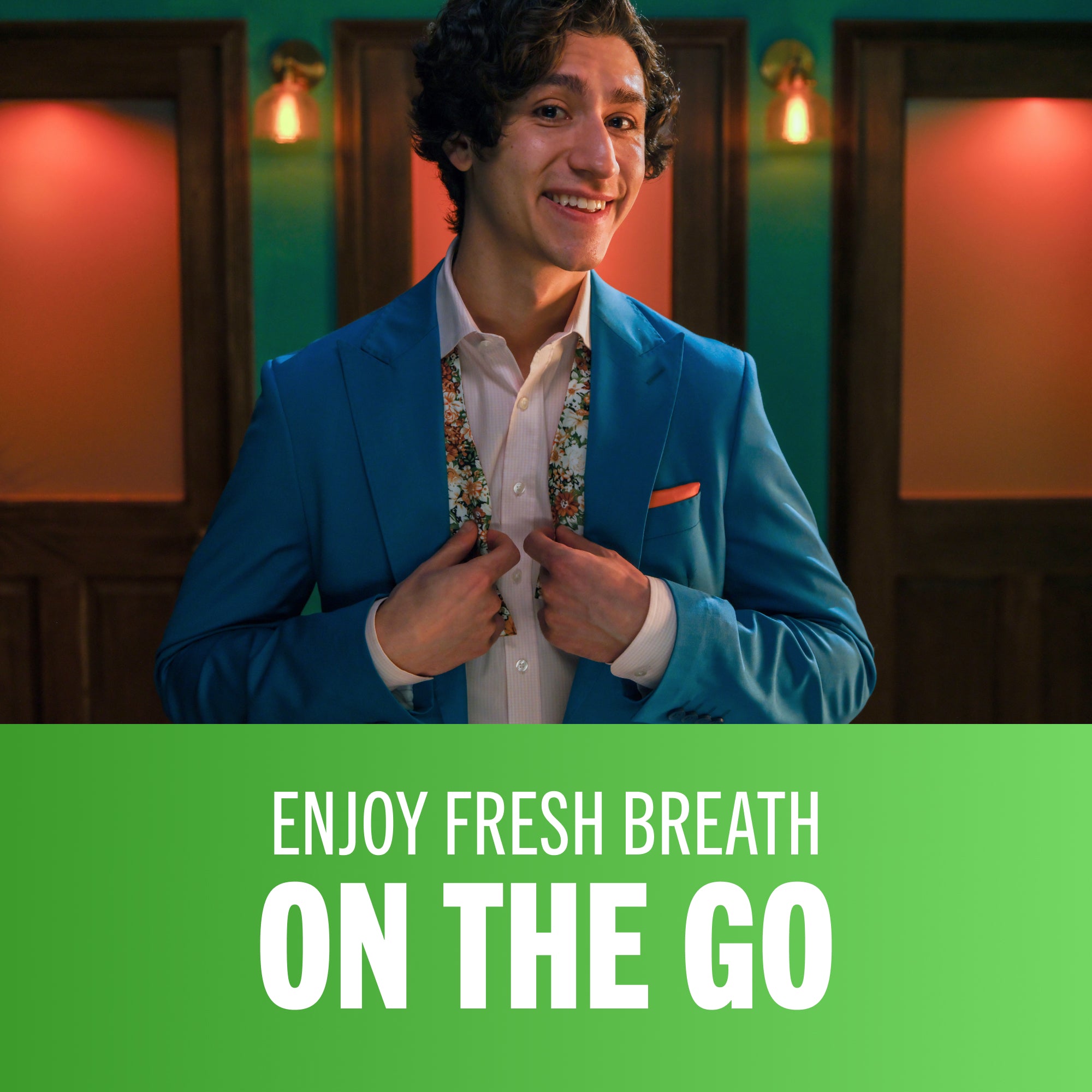 Fresh Breath Chewing Gum, Citrus Mint Flavor (T2DN)