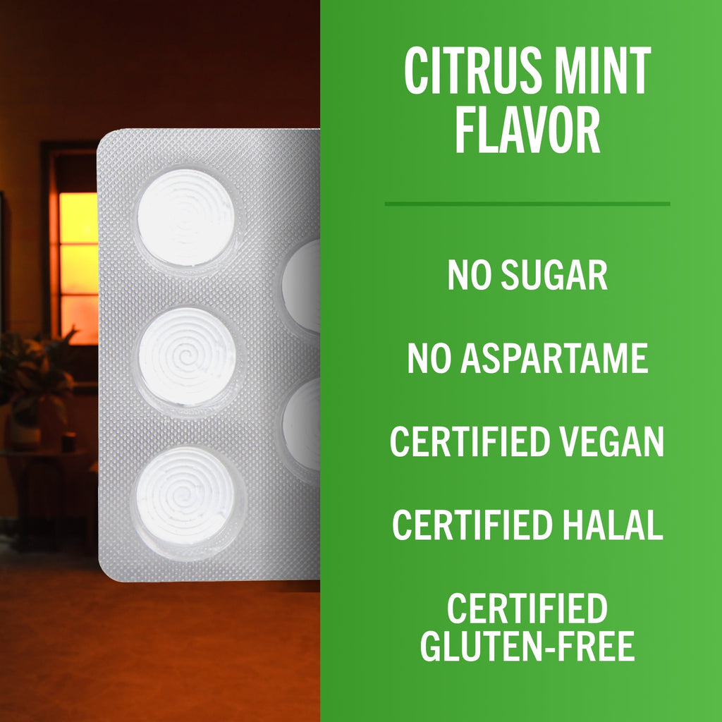 Fresh Breath Chewing Gum, Citrus Mint Flavor (T2DN)