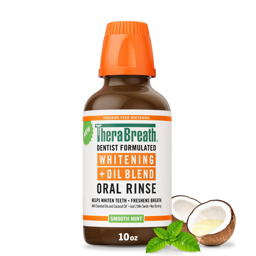 Whitening + Oil Blend Oral Rinse – Smooth Mint (K5CD)